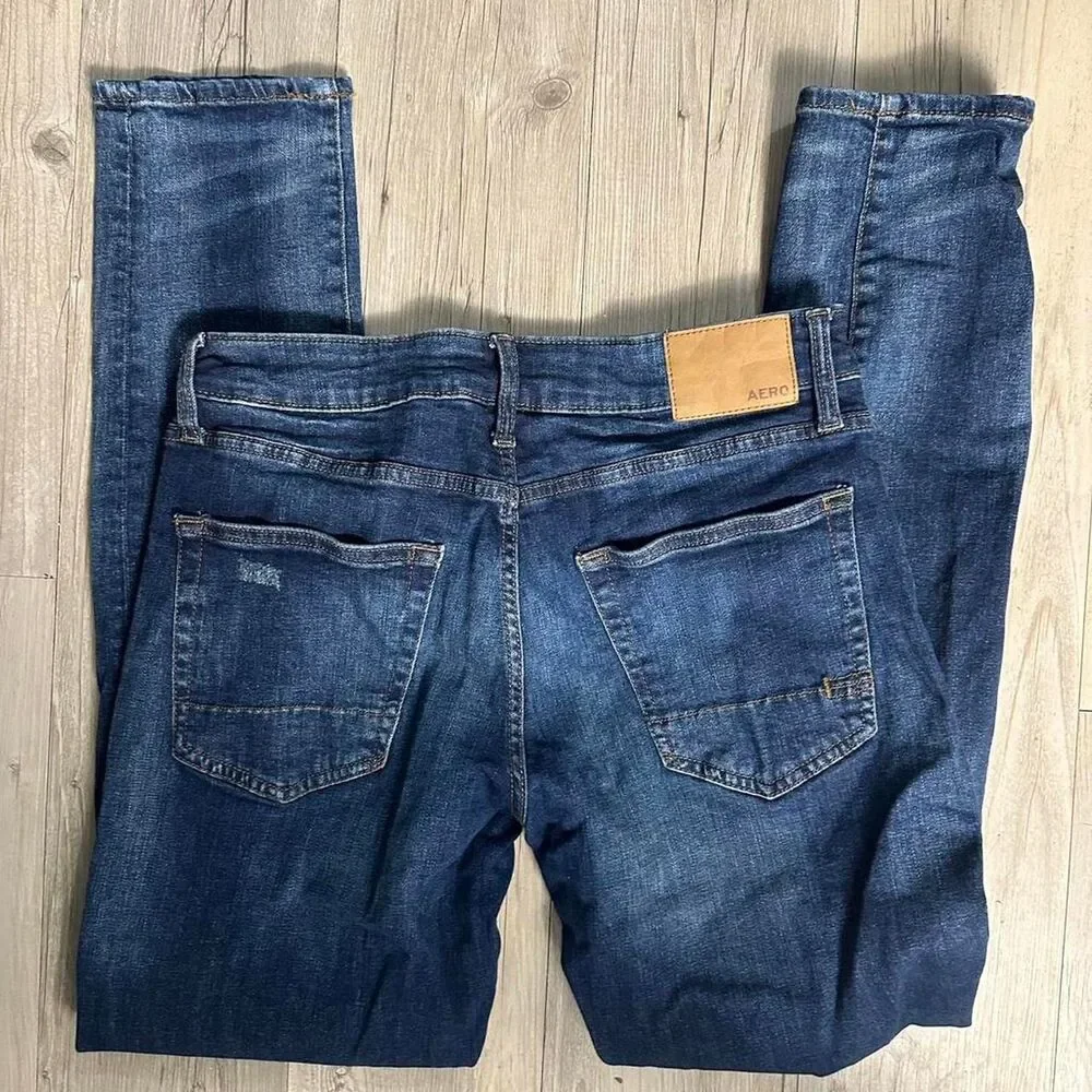 Aeropostale Men's Blue and Navy Jeans
